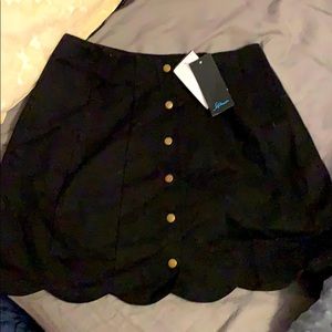 Soprano black mini skirt